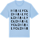 Blue Soul t-shirt med Håralycke ordlek t-shirt