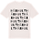 Vintage White t-shirt med Härhult ordlek t-shirt
