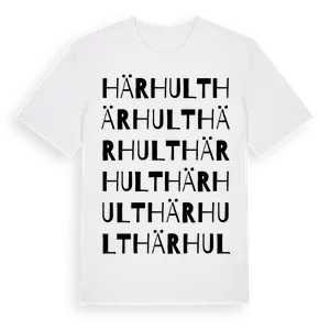 Härhult ordlek t-shirt – ekologisk bomull t-shirt från Pinshirt