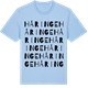 Blue Soul t-shirt med Håringe ordlek t-shirt