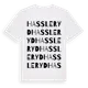 White t-shirt med Hassleryd ordlek t-shirt
