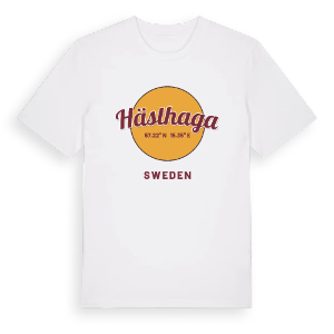 Hästhaga cirkel t-shirt – ekologisk bomull t-shirt från Pinshirt