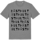 Mid Heather Gray t-shirt med Hästhult ordlek t-shirt