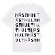 White t-shirt med Hästhult ordlek t-shirt