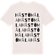 Vintage White t-shirt med Hästömåla ordlek t-shirt
