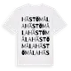 White t-shirt med Hästömåla ordlek t-shirt
