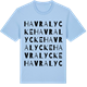 Blue Soul t-shirt med Havralycke ordlek t-shirt