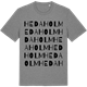 Mid Heather Gray t-shirt med Hedaholm ordlek t-shirt