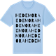 Blue Soul t-shirt med Hedemora ordlek t-shirt