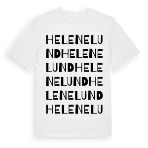 Helenelund ordlek t-shirt – ekologisk bomull t-shirt från Pinshirt