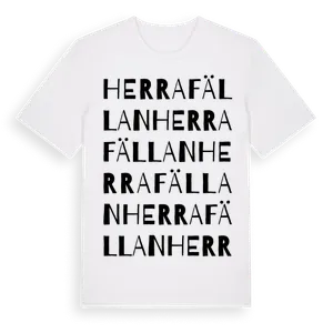 Herrafällan ordlek t-shirt – ekologisk bomull t-shirt från Pinshirt