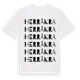 White t-shirt med Herråkra ordlek t-shirt