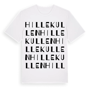 Hillekullen ordlek t-shirt – ekologisk bomull t-shirt från Pinshirt
