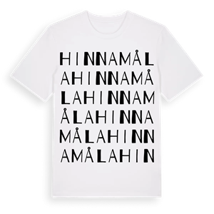 Hinnamåla ordlek t-shirt – ekologisk bomull t-shirt från Pinshirt