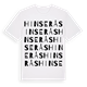 White t-shirt med Hinserås ordlek t-shirt