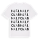 Hjälmalyckan ordlek t-shirt
