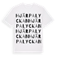 Hjärpalyckan ordlek t-shirt