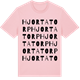 Pink Cotton t-shirt med Hjortatorp ordlek t-shirt