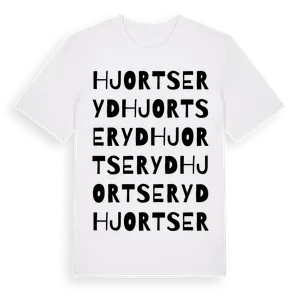 Hjortseryd ordlek t-shirt – ekologisk bomull t-shirt från Pinshirt