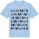 Blue Soul t-shirt med Hjulsnäs ordlek t-shirt