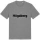Mid Heather Gray t-shirt med Högaberg fetstil t-shirt