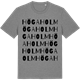 Mid Heather Gray t-shirt med Högaholm ordlek t-shirt