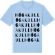 Blue Soul t-shirt med Högakull ordlek t-shirt
