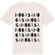 Vintage White t-shirt med Högåsa ordlek t-shirt