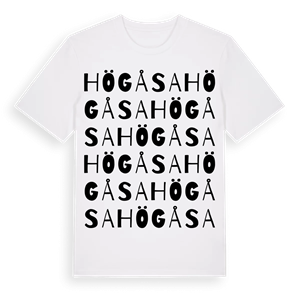 Högåsa ordlek t-shirt – ekologisk bomull t-shirt från Pinshirt