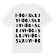 Högaskruv ordlek t-shirt