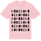 Pink Cotton t-shirt med Högebo ordlek t-shirt