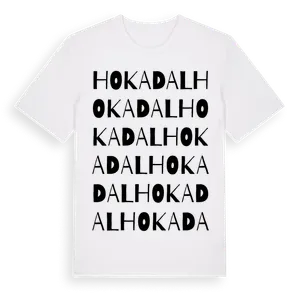 Hokadal ordlek t-shirt – ekologisk bomull t-shirt från Pinshirt