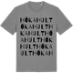 Mid Heather Gray t-shirt med Hökahult ordlek t-shirt