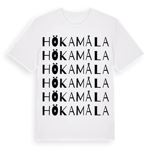 Hökamåla ordlek t-shirt – ekologisk bomull t-shirt från Pinshirt