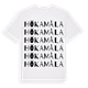Hökamåla ordlek t-shirt