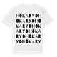 White t-shirt med Hökaryd ordlek t-shirt