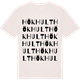 Vintage White t-shirt med Hökhult ordlek t-shirt