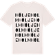 Vintage White t-shirt med Höljeholm ordlek t-shirt