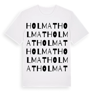 Holmat ordlek t-shirt – ekologisk bomull t-shirt från Pinshirt