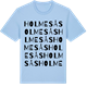 Blue Soul t-shirt med Holmesås ordlek t-shirt