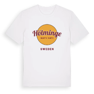 Hölminge cirkel t-shirt – ekologisk bomull t-shirt från Pinshirt