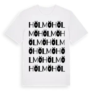 Hölmö ordlek t-shirt – ekologisk bomull t-shirt från Pinshirt