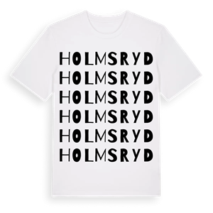 Holmsryd ordlek t-shirt – ekologisk bomull t-shirt från Pinshirt
