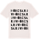 Vintage White t-shirt med Höneskruv ordlek t-shirt