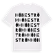 White t-shirt med Höneström ordlek t-shirt