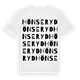 White t-shirt med Hönseryd ordlek t-shirt