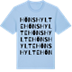 Blue Soul t-shirt med Hönshylte ordlek t-shirt