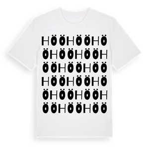 Höö ordlek t-shirt – ekologisk bomull t-shirt från Pinshirt