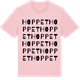 Pink Cotton t-shirt med Hoppet ordlek t-shirt