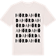 Vintage White t-shirt med Hörda ordlek t-shirt
